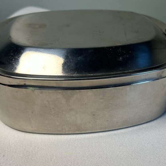 Stainless Metal Bento Box No Inserts Lunchable Snack Carrier Minimalist Vibes - Picture 1 of 9